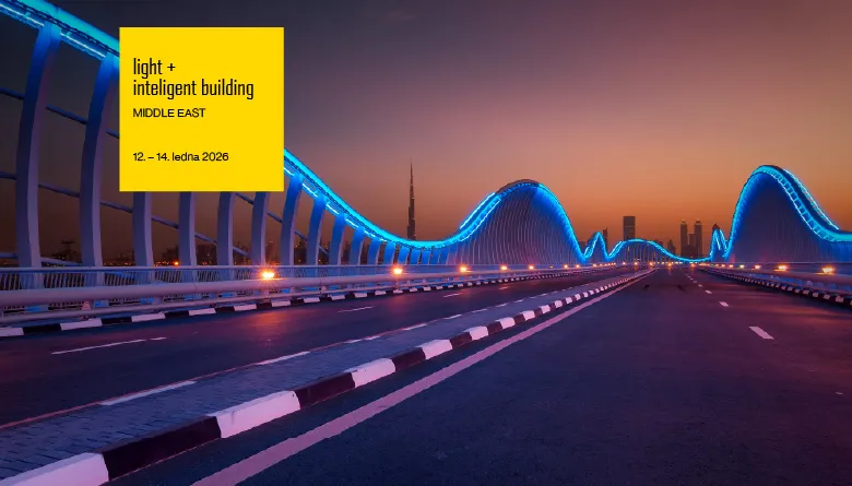 Uvidíme se v lednu 2026 na veletrhu Light + Intelligent Building Middle East v Dubaji