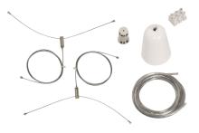 Ceiling suspender kit for LUXOR LED and NAOS luminaires